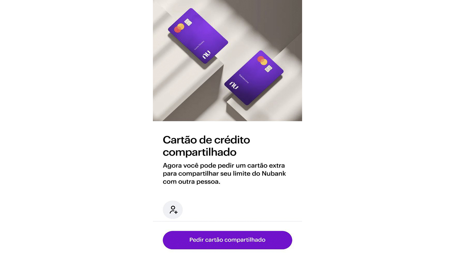 Nubank libera cartão de crédito adicional na conta digital; saiba tudo
