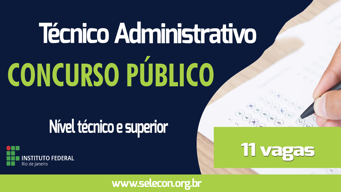 Concurso IFRJ abre inscrições para 53 vagas de técnico-administrativos