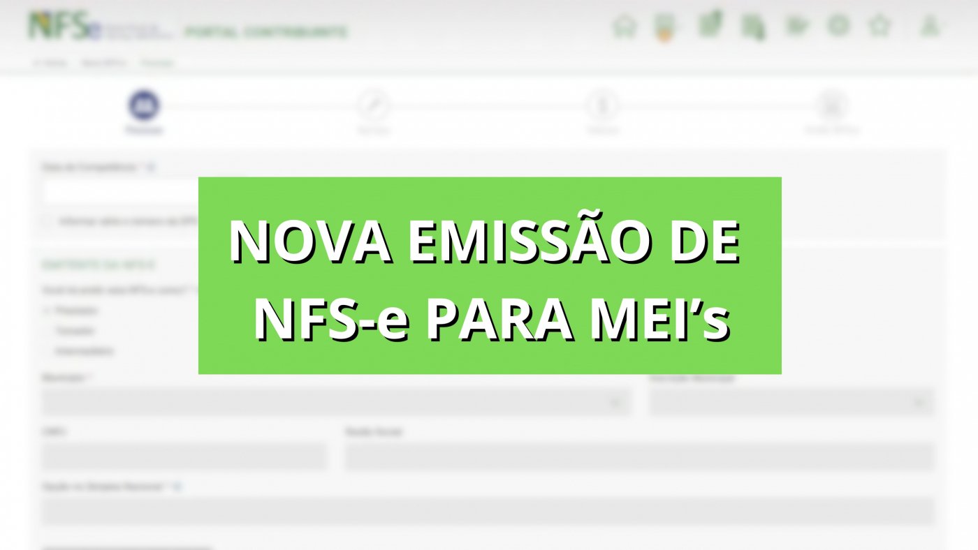 MEI PRESTADOR DE SERVIÇO DEVE ADERIR NFS-E NACIONAL