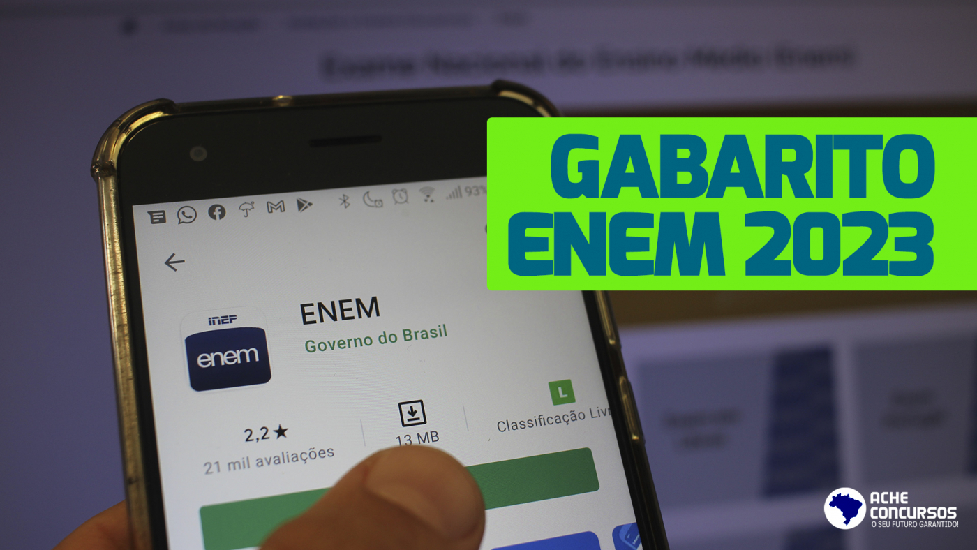 Gabarito oficial do Enem 2023: como conferir respostas no site do Inep