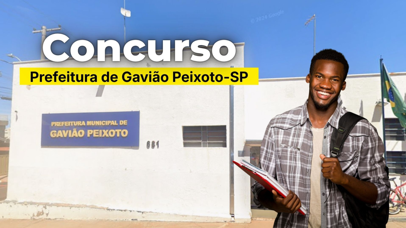 Prefeitura de Gavião Peixoto-SP lança concurso público para dois cargos