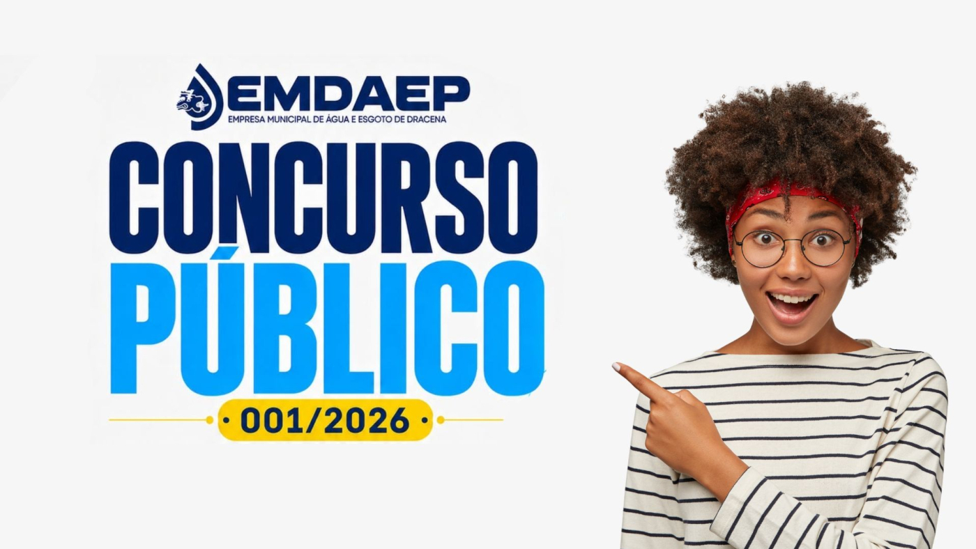 Concurso EMDAEP de Dracena-SP 2026 é aberto; veja edital