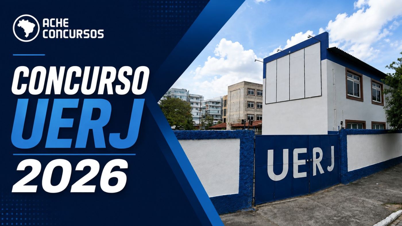 UERJ abre concurso com vaga imediata e salário de R$ 6,9 mil