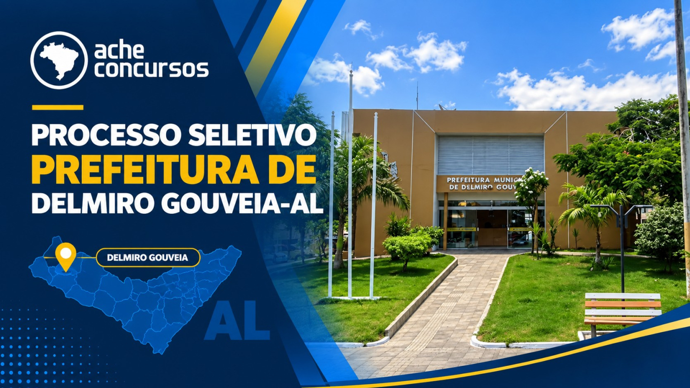 Edital Delmiro Gouveia-AL 2026 abre 9 vagas para Odontólogo