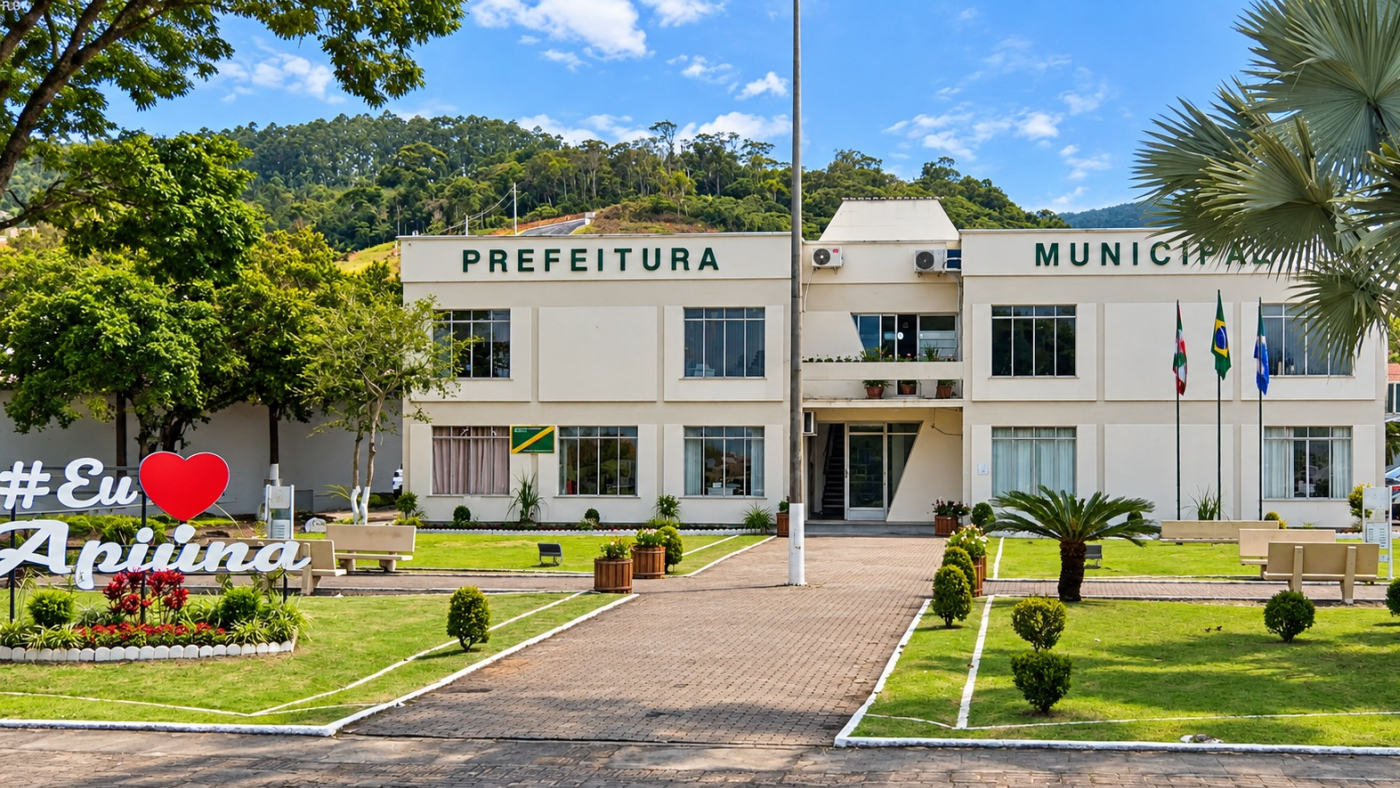 Edital Apiúna-SC 2026: Prefeitura abre vagas de até R$ 5,1 mil