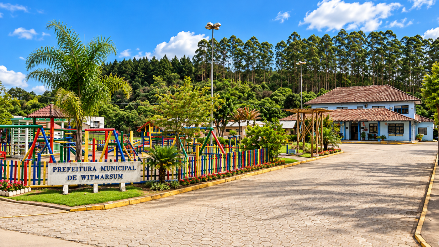 Concurso Prefeitura de Witmarsum-SC 2026: Sai edital com vagas de R$ 4,9 mil
