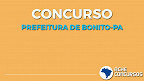 Concurso da Prefeitura de Bonito-PA - suspenso