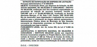 Prefeitura de São Gonçalo-RJ contrata organizadora do próximo concurso