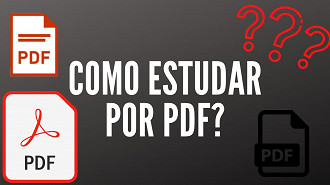 Como estudar por PDFs de maneira eficiente?