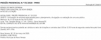 Publicação de licitação para escolha de banca Publicação de licitação para escolha de banca