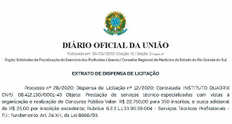 Publicação de escolha de banca