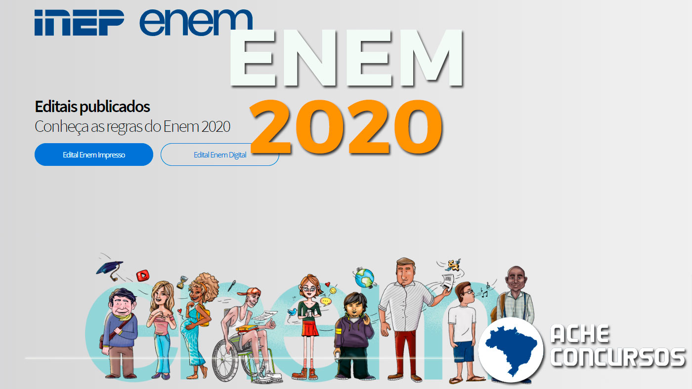 Enem 2020: Inep adia versão digital da prova