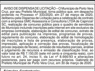 Publicação de escolha de banca