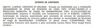 A Fundação Sousândrade realizará o novo concurso público da prefeitura de Itinga do Maranhão-MA. A Fundação Sousândrade realizará o novo concurso público da prefeitura de Itinga do Maranhão-MA.
