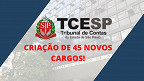 TCE-SP cria 45 novos cargos efetivos para novo concurso