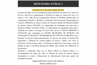 Decisão publicada no Diário Oficial do Distrito Federal Decisão publicada no Diário Oficial do Distrito Federal