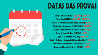 Datas das Provas