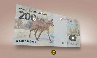 Verso da nota de R$ 200 - Fonte: Banco Central