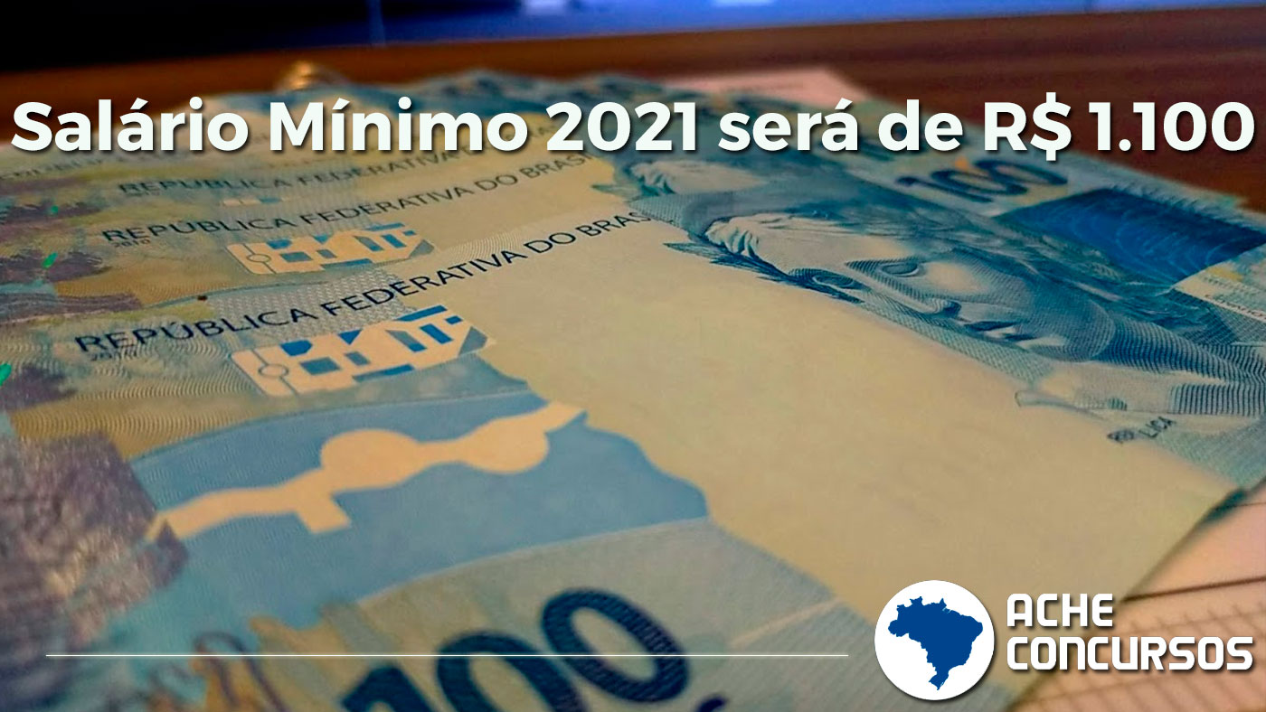 Salário Mínimo 2021 tem valor atualizado e já está valendo
