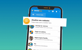 Caixa divulgou calendário para atualização de cadastro no Caixa Tem. Fonte: Divulgação.