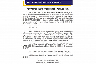 Polícia Penal do TO tem orçamento aprovado para abertura de certame