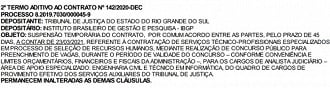 Suspensão temporária de contrato com banca organizadora