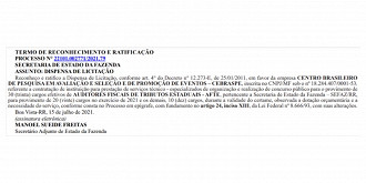 Cebraspe organizará o concurso SEFAZ RR Cebraspe organizará o concurso SEFAZ RR