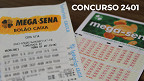 Mega-Sena: Concurso 2401 acumula e prêmio vai a R$ 41 milhões; veja ganhadores da quina e quadra