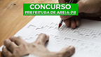 Prefeitura de Areia-PB abre concurso público com 198 vagas de até R$ 5.000; veja o edital Prefeitura de Areia-PB abre concurso público com 198 vagas de até R$ 5.000; veja o edital