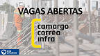 Camargo Corrêa tem mais de 50 novas vagas de emprego abertas em dezembro de 2022