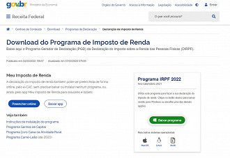 Créditos: Reprodução/Receita Federal