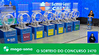 Resultado do concurso 2470 da Mega-Sena de R$ 48 milhões é divulgado; confira números e ganhadores