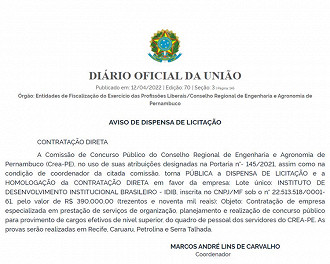Diário Oficial da União Diário Oficial da União