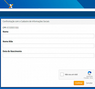 Consulta do FGTS - Cadastro de senha Consulta do FGTS - Cadastro de senha