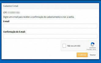Consulta FGTS Extraordinário - confirmação de email Consulta FGTS Extraordinário - confirmação de email