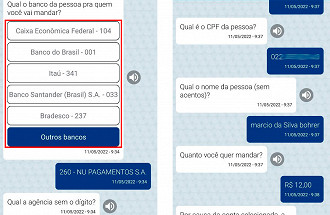 Banco escolhido, é só seguir os passos e informar os dados complementares