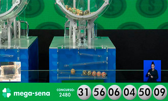 Mega-Sena 2480: números sorteados no dia 11 de maio de 2022