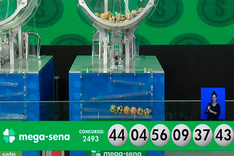 Resultado do concurso 2493 da Mega-Sena de 22 de junho - Fonte: Caixa Resultado do concurso 2493 da Mega-Sena de 22 de junho - Fonte: Caixa