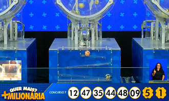 Resultado do concurso 07 da + Milionária - Fonte: Caixa Resultado do concurso 07 da + Milionária - Fonte: Caixa