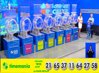 Timemania teve ganhador no prêmio de R$ 55 milhões - Fonte: Caixa