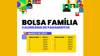 Calendário do Bolsa Família em março