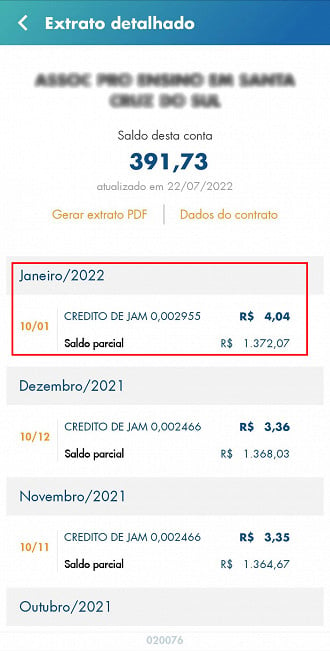 App do FGTS permite consulta a extrato do saldo de contas ativas e inativas.