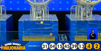 Caixa sorteia + Milionária concurso nº 11 - Fonte: Loterias Caixa