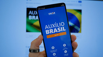 Consulta no app do Auxílio Brasil detalha benefícios recebidos pela família. Imagem: Ache Concursos.