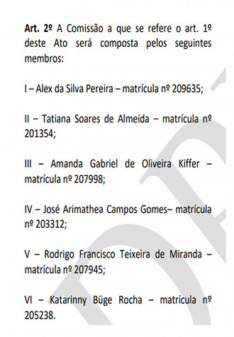 Concurso ALES 2022: Comissão definida Concurso ALES 2022: Comissão definida