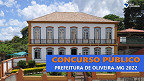 Concurso Prefeitura de Oliveira-MG 2022: Editais abrem 367 vagas de até R$ 7,9 mil