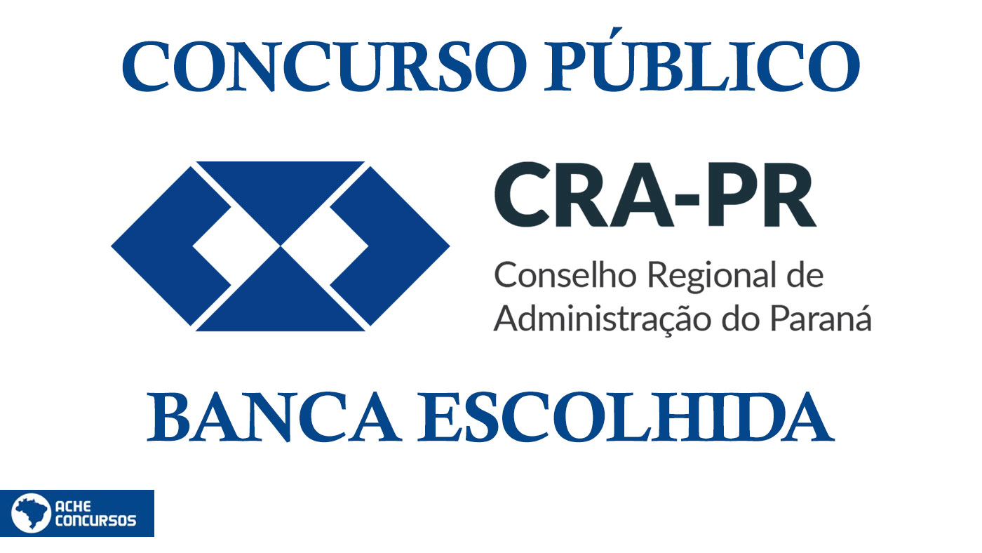 Concurso CRA-PR 2023 já tem organizadora