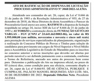 Concurso ALEMA 2023 - Banca definida Concurso ALEMA 2023 - Banca definida