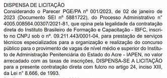 Concurso Polícia Penal AC 2023: Banca definida