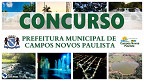 Concurso Prefeitura de Campos Novos Paulista-SP 2023 tem edital divulgado